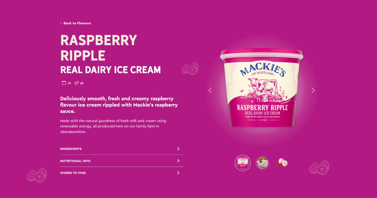 Mackies Flavour Page