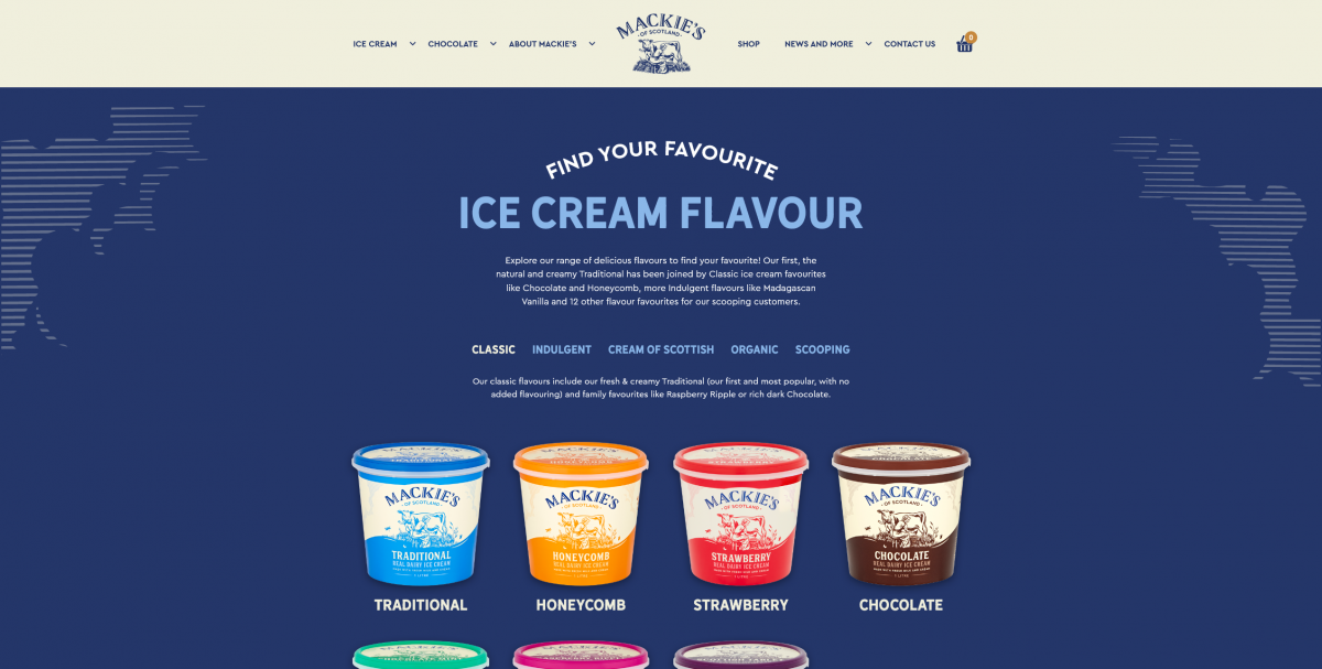 mackies flavours